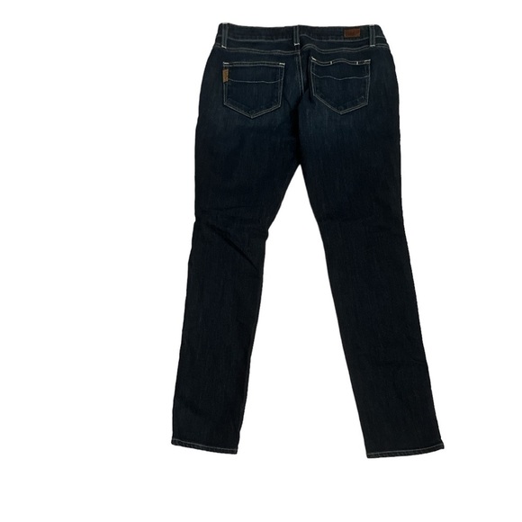 Paige Jimmy Jimmy Skinny Maternity Rebel Dest Dark Wash Distressed Jean Size 25 - Picture 2 of 4